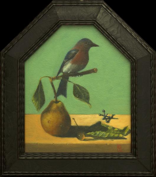 Out on a Limb, oil on panel, 7 x 8.5 inches    SOLD 