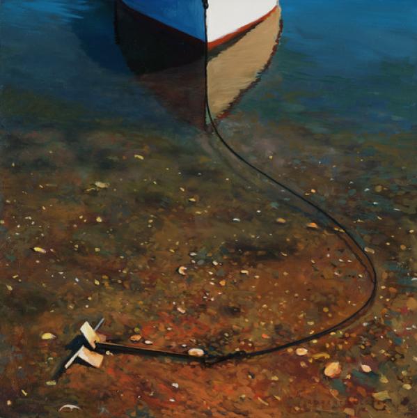 Oceans Edge, oil on panel, 16 x 16 inches, $4,200 