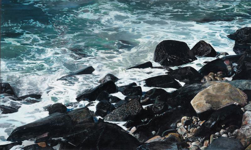 Rock 'N Roll, oil on linen, 30 x 50 inches, $19,000 