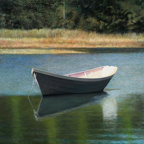 Windbreaker, oil on canvas, 36 x 36 inches, $16,000 