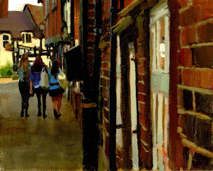 After School, oil on canvas,    SOLD 