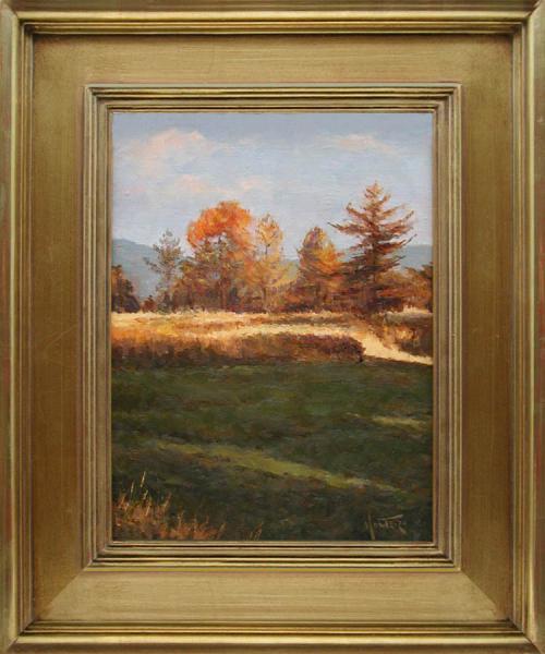 Autumn Colors, oil on stretched Belgian linen, 9 x 12 inches , $1,900 