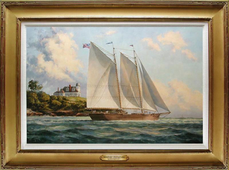 Newport Departure, oil on stretched Belgian linen, 20 x 30 inches, $6,200 