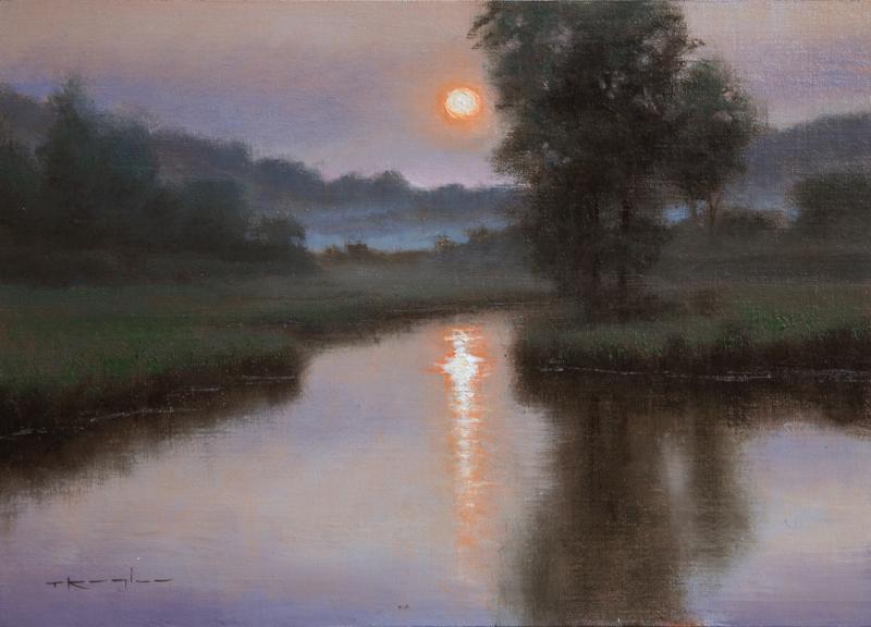 August Dawn, 1 Corintians 6:20, oil on linen, 9 x 12 inches   SOLD 