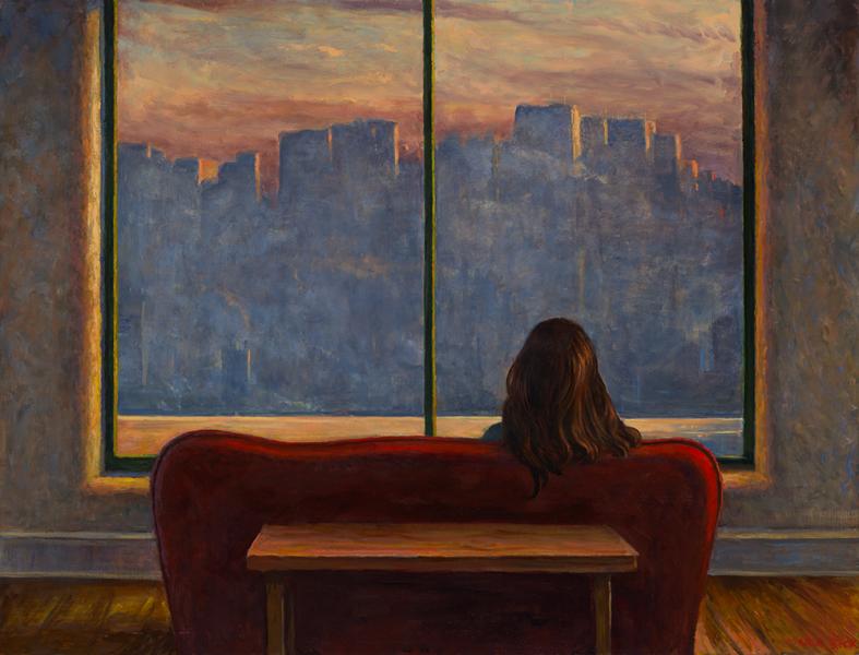 The Last Goodbye, oil on linen, 26 x 24 inches   SOLD 