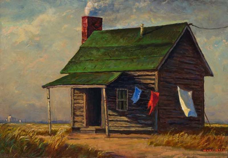 The Patriot, oil on linen, 13 x 19 inches   SOLD 