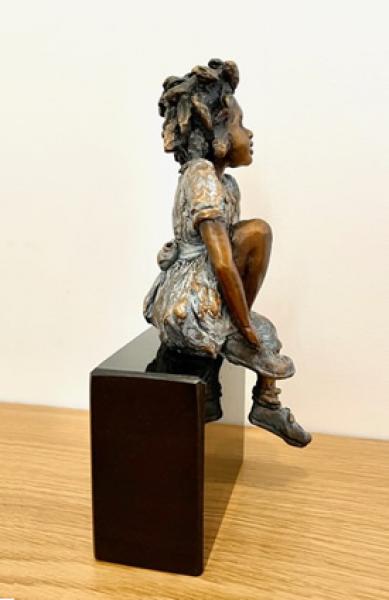 Gabby ( side detail ), Bronze, 9.5 x 5 x 2.5 inches, $2,650 