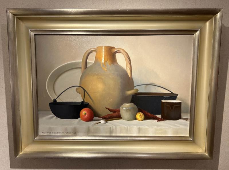 Arrangement with a Water Carrier, oil on canvas, 20 x 30 inches, $12,000 