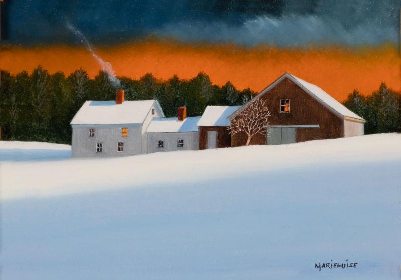 The Reading Light, oil on panel, 5 x 7 inches   SOLD 