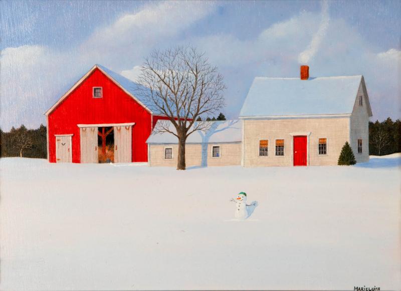 Crisp and Clear, oil on panel, 9 x 12 inches   SOLD 