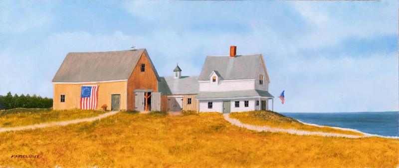 Escape Route, oil on panel, 5 x 12 inches, $2,000 