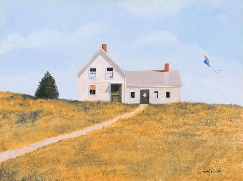  Go Fly a Kite, oil on panel, 9 x 12 inches, $2,500 