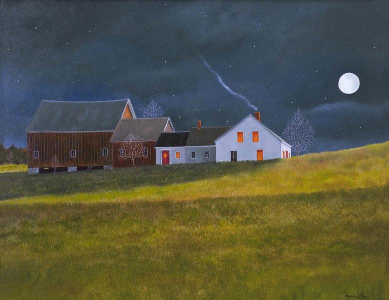 A Slice of Moonlight, oil on panel, 14 x 18 inches   SOLD 