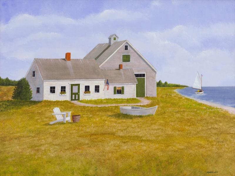 Hugging the Shore, oil on panel, 12 x 16 inches   SOLD 