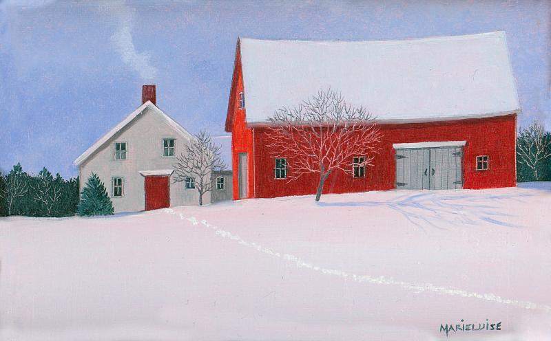 Keeping On, oil on panel, 4 x 6 inches   SOLD 