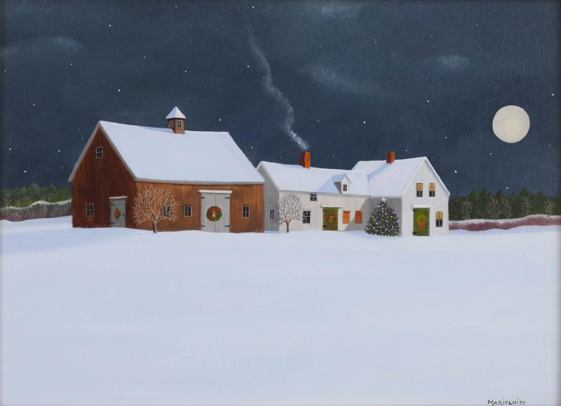 Solace in the Silence, oil on panel, 9 x 12 inches   SOLD 