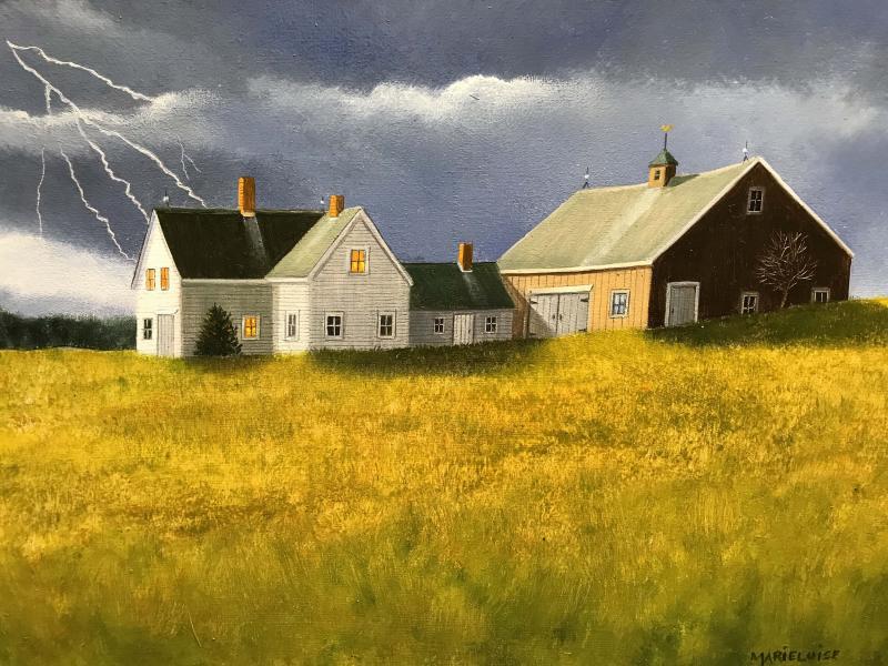 Lightning and Thunder, oil on panel, 8 x 10 inches   SOLD 