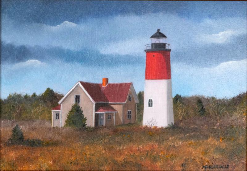 Nauset Light, oil on panel, 5 x 7 inches   SOLD 