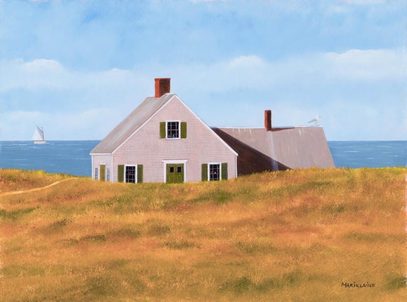 Tranquility in Truro, oil on panel, 9 x 12 inches, $2,500 