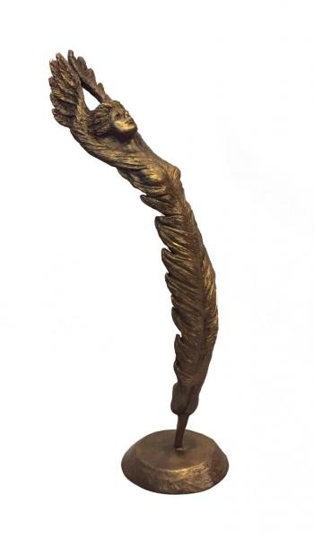 Arise, bronze, 14 x 4 x 4 inches, $1,400 