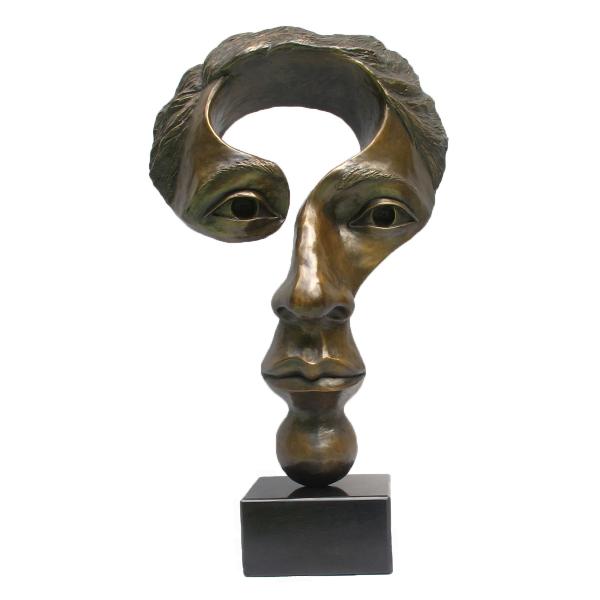 Questioning Mind (mid size), bronze, 18 x 12 x 6 inches, $4,000 
