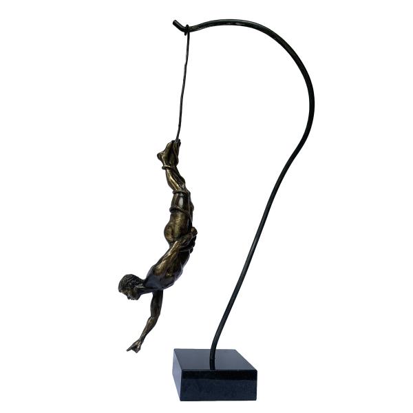 Seeker, faux bronze resin , 12 x 5 x 5 inches, $500 