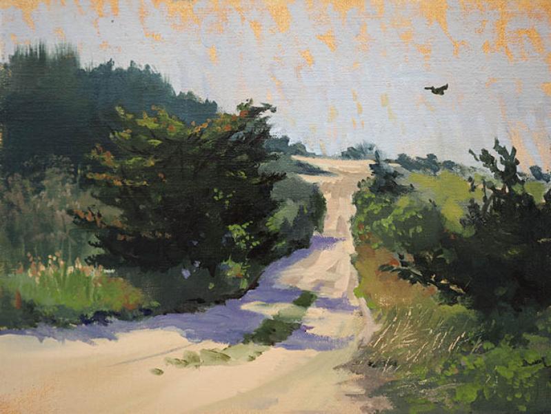 August at High Head, oil on panel, 9 x 12 inches, $1,200 