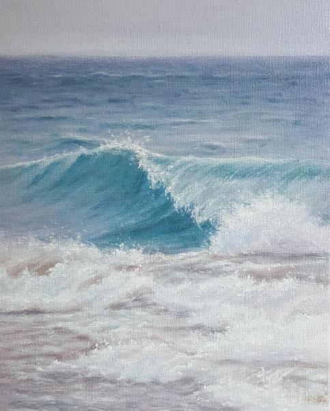 Grey Day, oil on linen, 10 x 8 inches   SOLD 