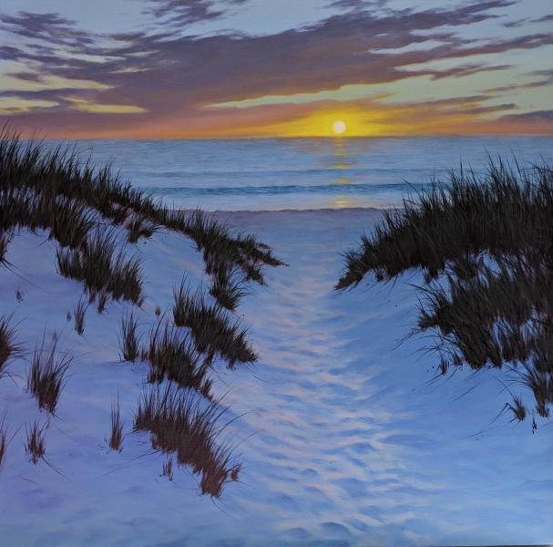 Daylight Surrender, oil on linen, 30 x 30 inches   SOLD 