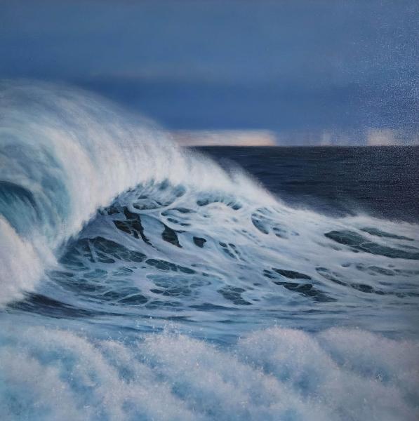 On the Horizon, oil on linen, 36 x 36 inches, $6,200 