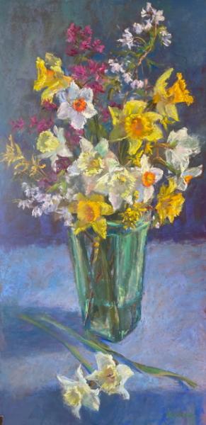 Spring Fresh, pastel, 30 x 15 inches , $3,000 