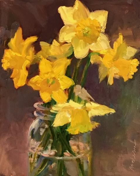 Spring Song, oil on linen, 11 x 9 inches   SOLD 