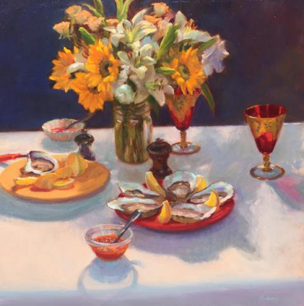 Early Morning, oil on mounted canvas, 20 x 20 inches   SOLD 