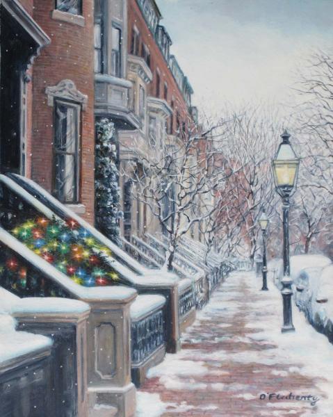 Charms of the Season, oil on panel , 8 x 10 inches    SOLD 