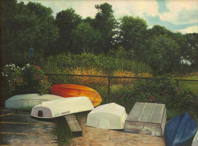 Biding Their Time , oil on panel , 9 x 12 inches    SOLD 