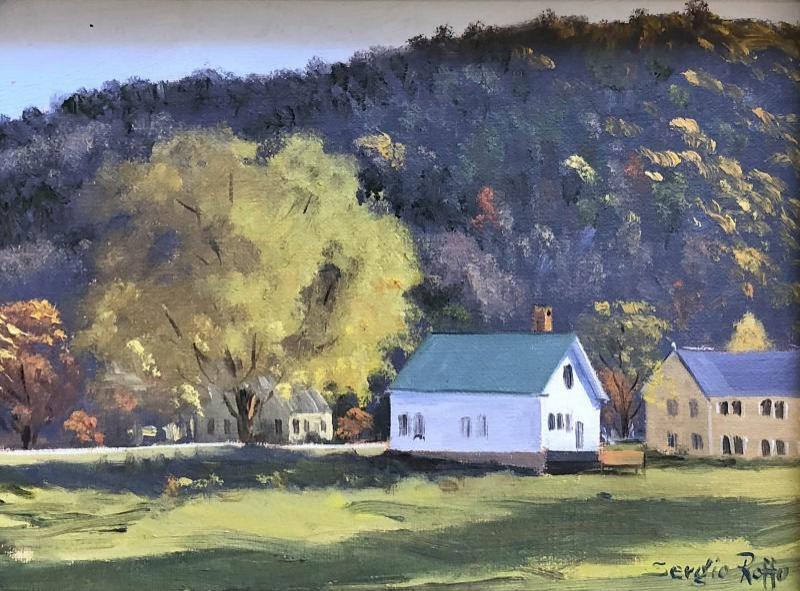 Fall in Vermont, oil on canvas, 6 x 8 inches, $1,000 