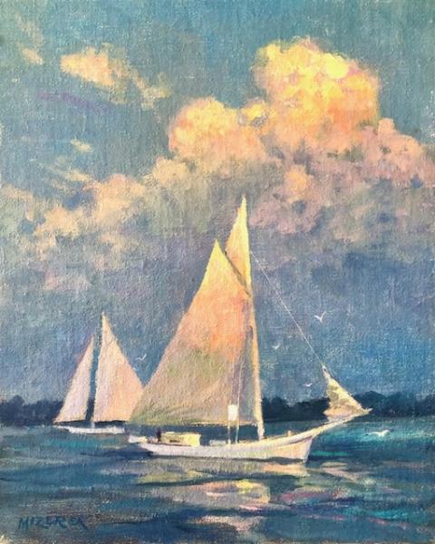 Summer Skies, oil on canvas, 10 x 8 inches   SOLD 