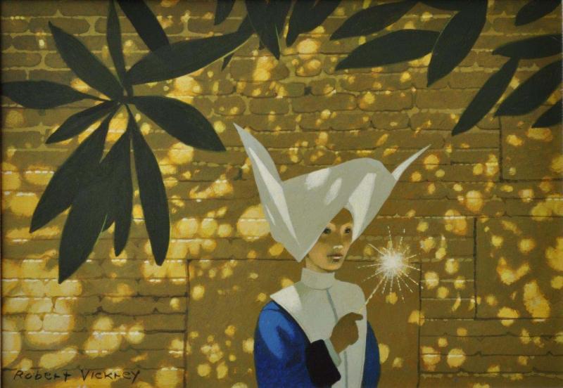 Golden Moment, egg tempera, 9 x 12 inches   SOLD 