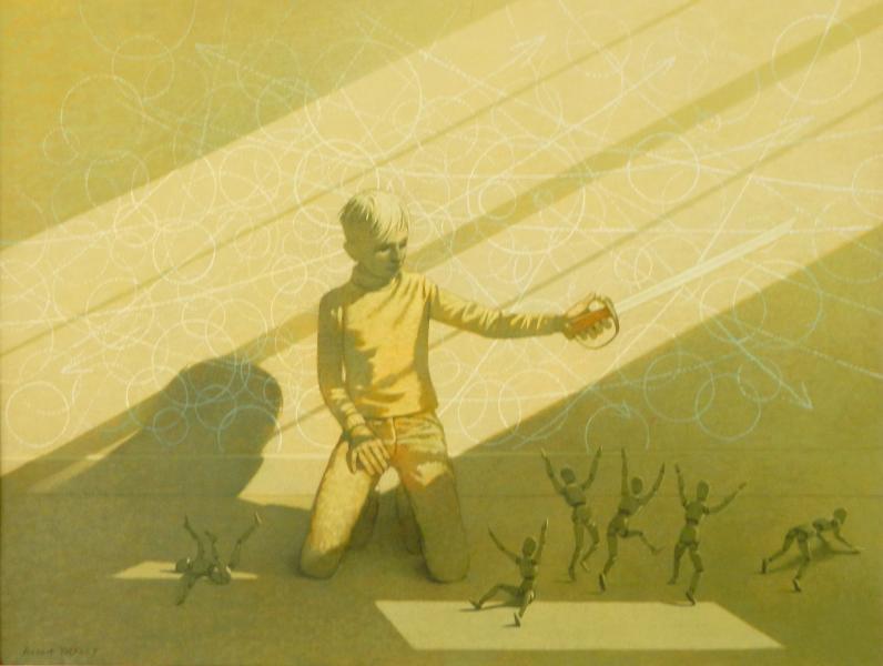 Military Fantasy, acrylic, 30 x 40 inches, $Please Inquire 