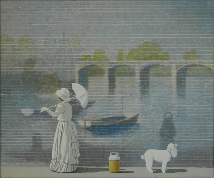 Vickrey's Secret, egg tempera, 20 x 24 inches   SOLD 