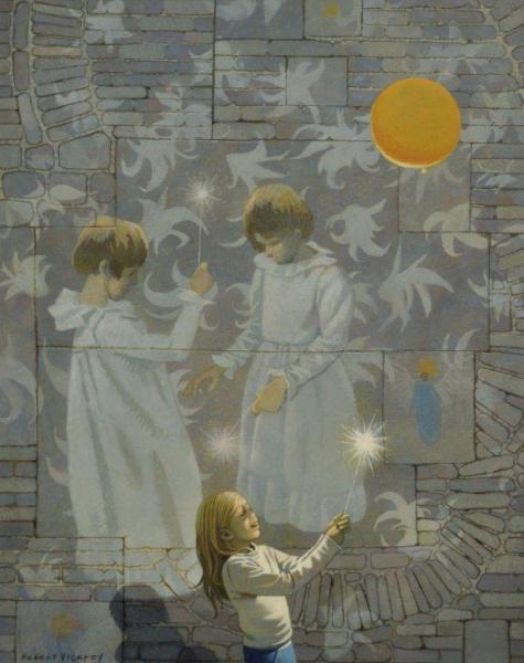 Sargent's Sparkler, egg tempera, 22 x 17 inches   SOLD 