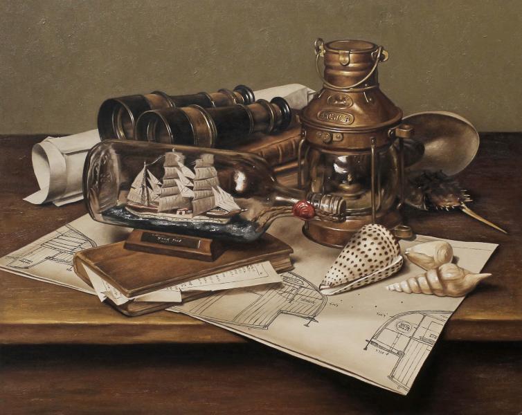 Treasure of the Sea, oil on panel, 16 x 20 inches, $5,000 