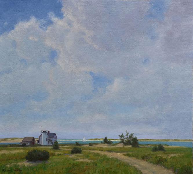 Away to Monomoy, oil on linen, 20 x 22 inches, $5,400 