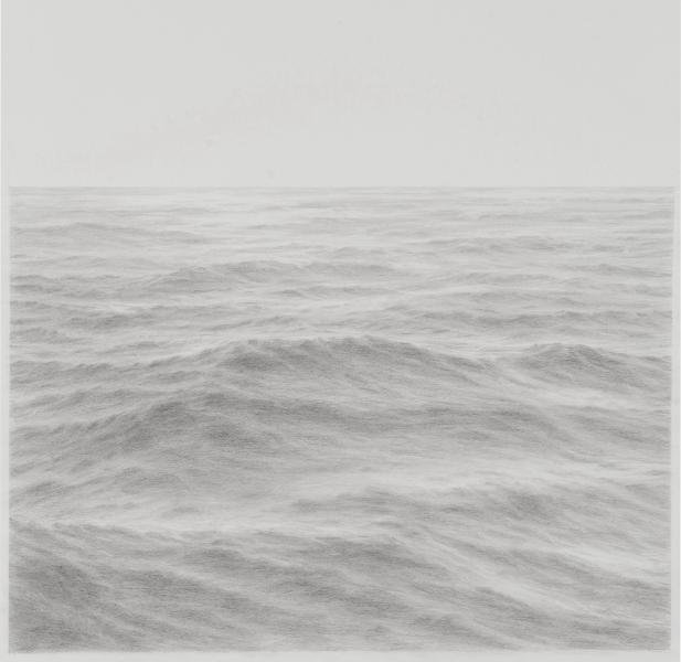 Open Ocean XIX, graphite on paper, 16 x 16 inches   SOLD 