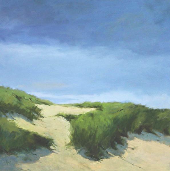 Seeking , oil on canvas , 48 x 48 inches, $8,525 