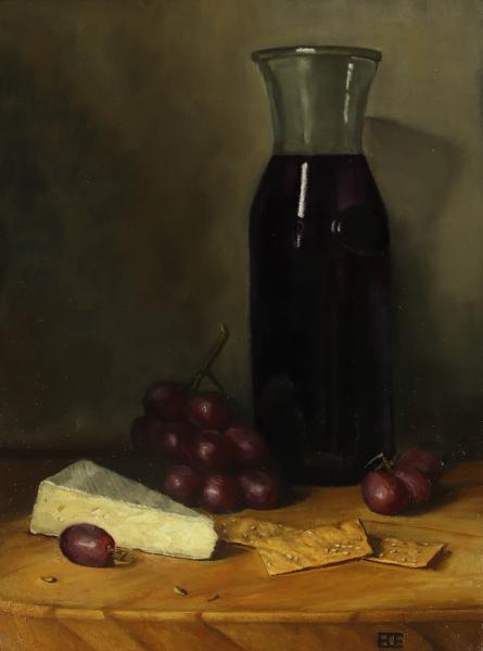 Friday Afternoon, oil on panel, 16 x 12 inches , $1,675 