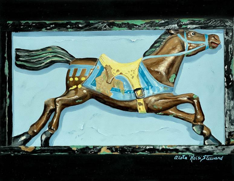 Brownie, oil on panel, 8 x 10 inches, $650 