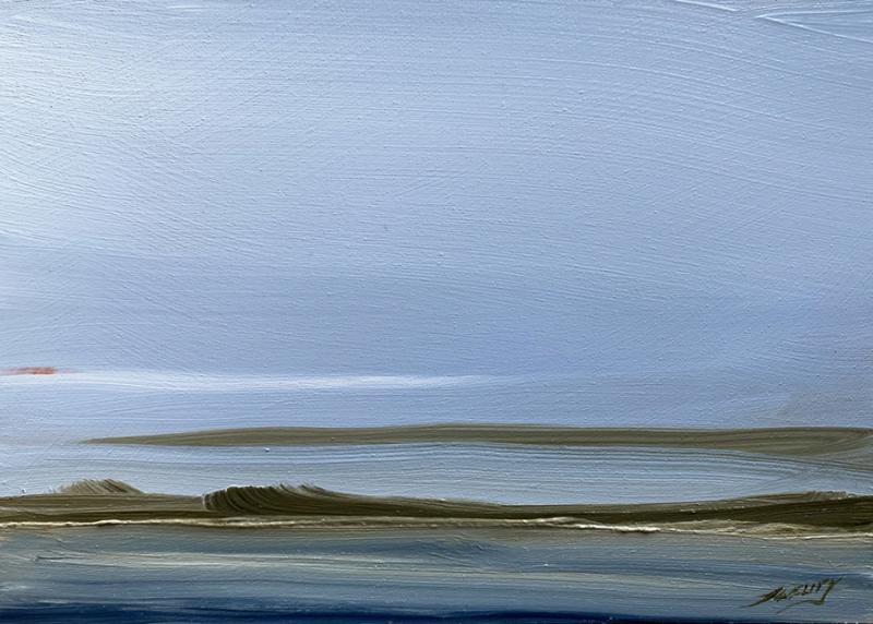 Forms, Rock Harbor, Orleans, oil on copper, 5 x 7 inches , $625 