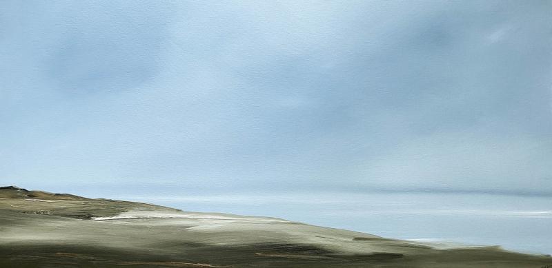 Secret, oil on canvas, 18 x 36 inches, $3,800 