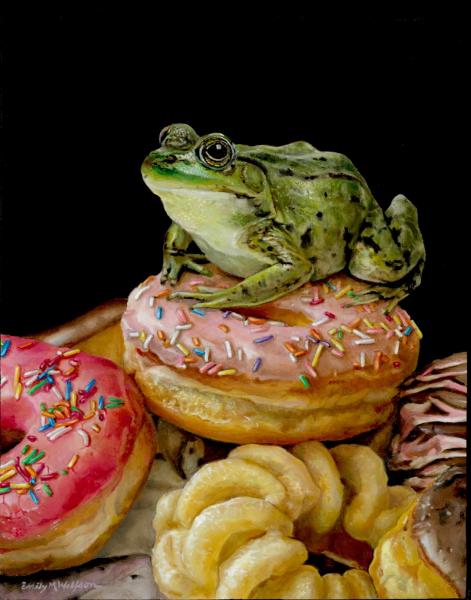 Better Than Flies, oil on panel, 10 x 8 inches &nbsp; SOLD 